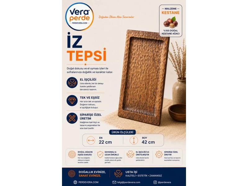 İz Sunum Tepsi (PV-T03)